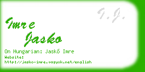 imre jasko business card